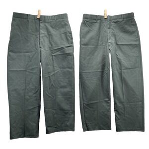 Vintage DPSC Wool Blend Military Trousers Lot of (2) Men 34x25* Workwear Uniform